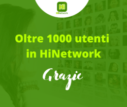Oltre 1000 utenti in HiNetwork